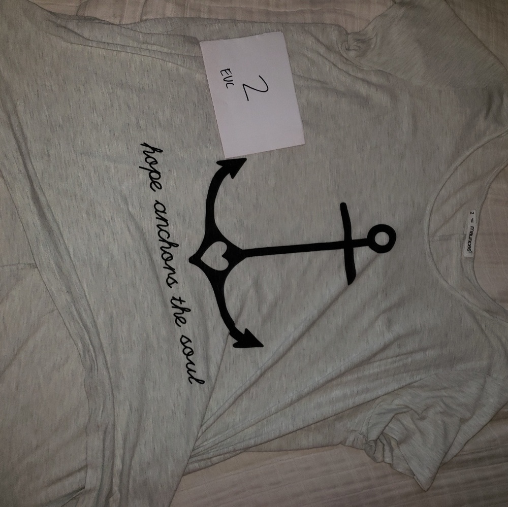 Size 2 maurice hope anchors shirt